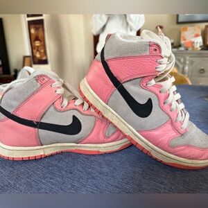 Nike Womens Dunk High Hoops Pack Pink Black